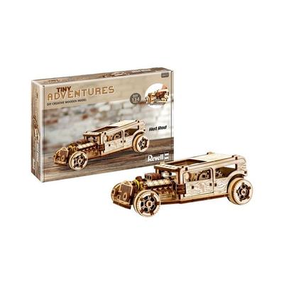 Revell Holz Tiny Adventures - Hot Rod Automodell Bausatz