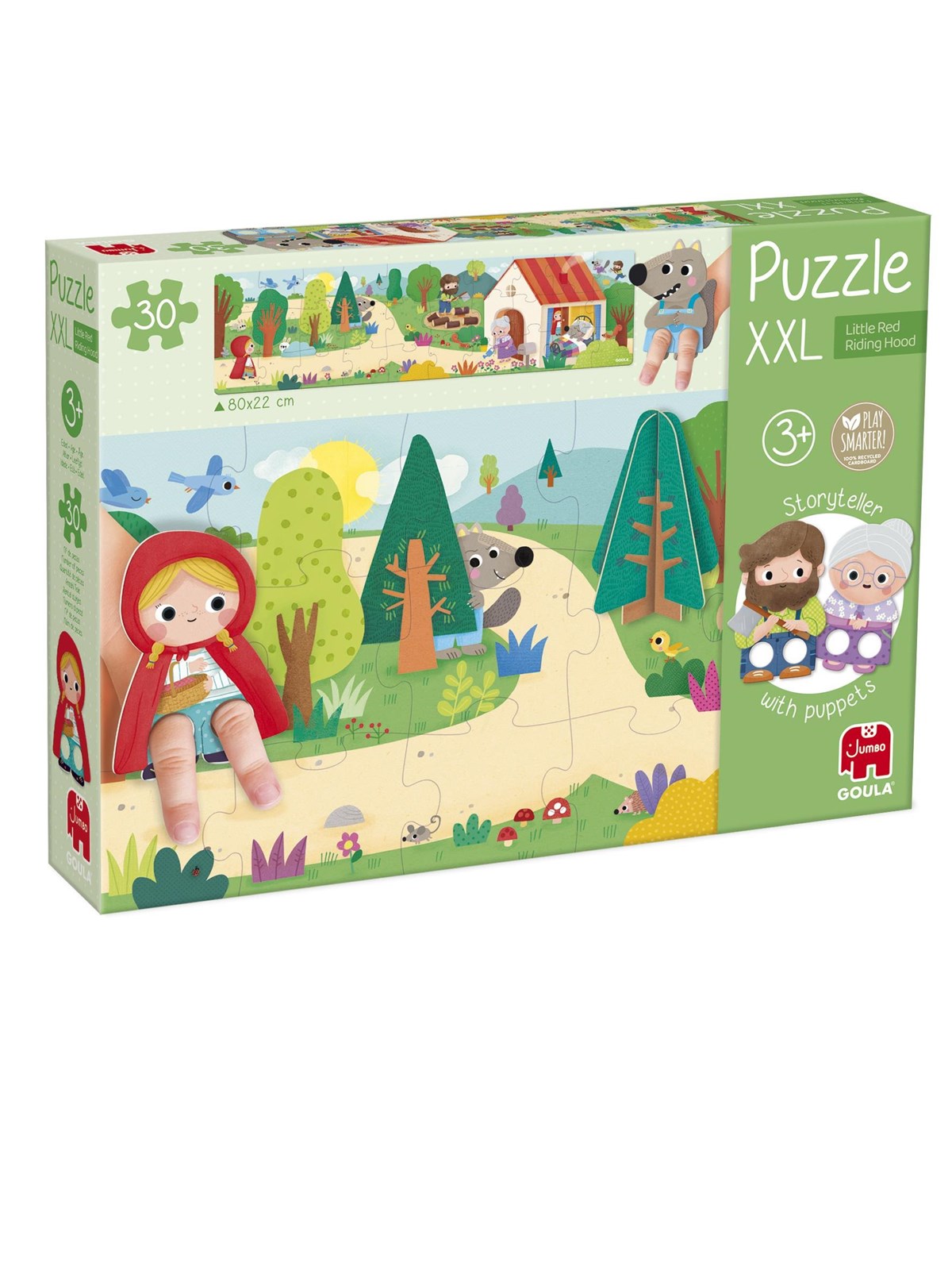 Jumbo Goula XXL Puzzle Little Red Riding Hood 30 pcs. 3D Puzzle