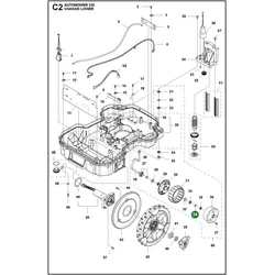 Original Husqvarna Scheibe Vorderrad für Automower 320 330X 420 430X 450X 520 550 u.a.