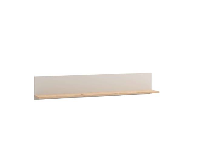 Wandregal HOME AFFAIRE Essex Schwebendes Regal, Wandkonsole, Wandboard , beige (kaschmir), B:137,5cm H:24cm T:19,5cm, Holzwerkstoff, Regale, Wandregal, Ablageboden, Wandmontiert, Gesamtbreite 137,5 cm