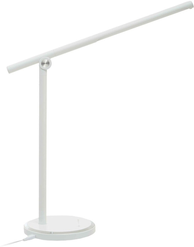 Mercury Salia Metal Desk Lamp White 35cm H X 40cm W X 15cm D