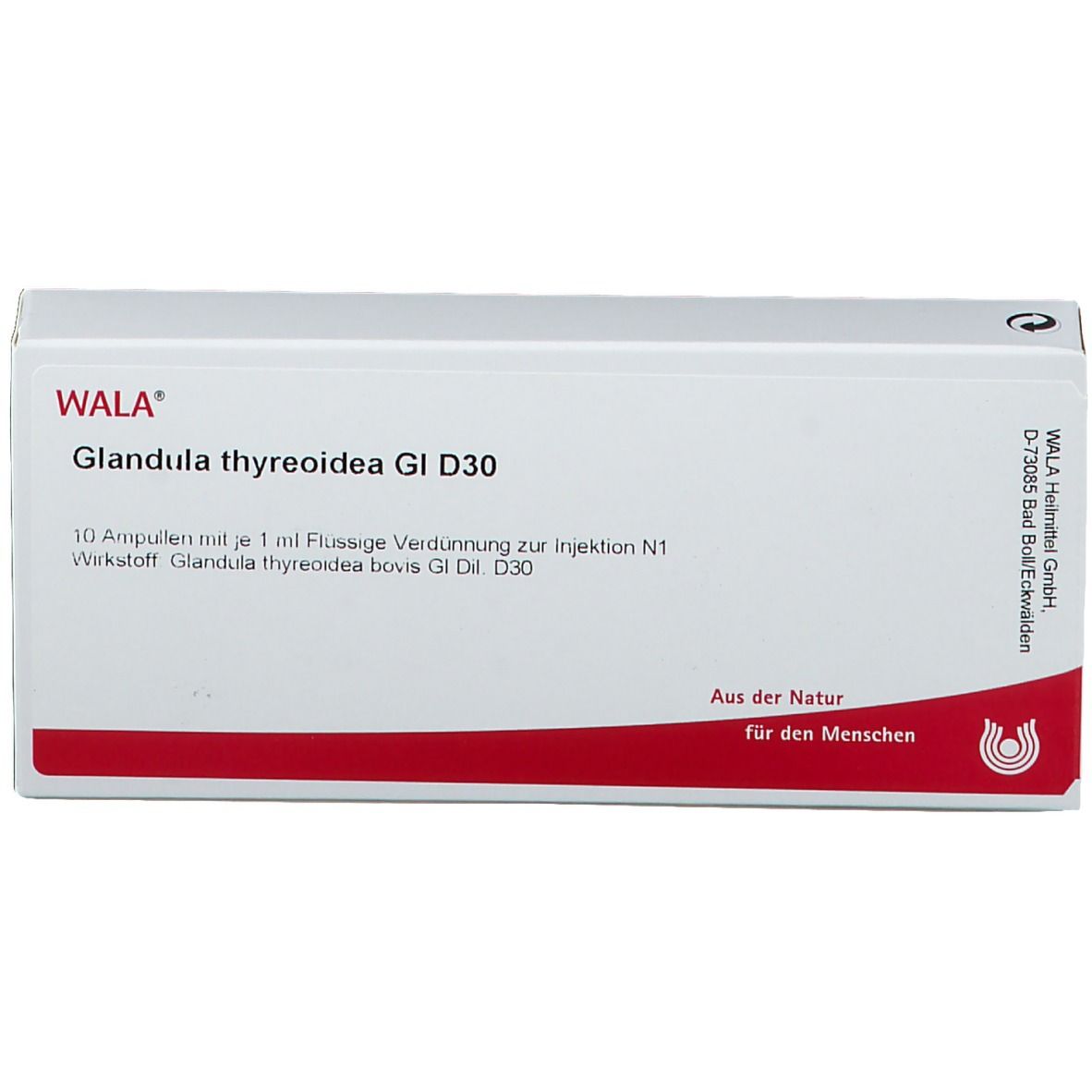 Glandula Thyreoidea GL D 30 Ampullen 10x1 ml
