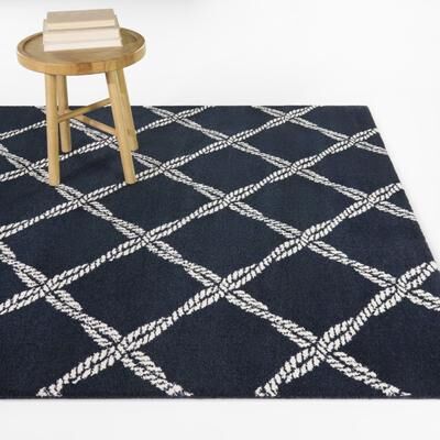 "Balta Rugs Capri Nautical Knot Compass Area Rug - 5'3"" x 7'"