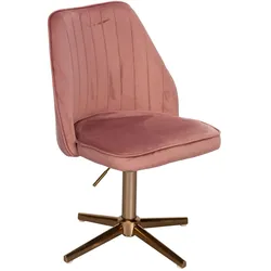 WOHNLING Stuhl WL6.303 Samt rosa