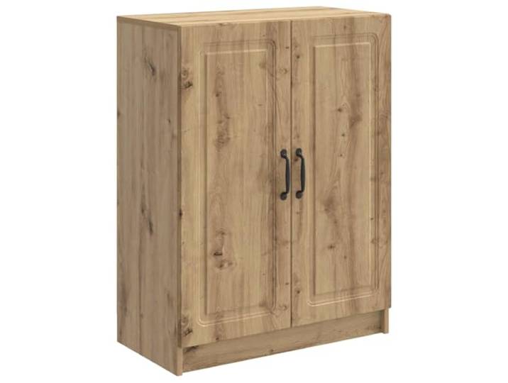 TEKGHUT Sideboard Artisan-Eiche 66 x 34,5 x 87 cm Holzwerkstoff Zeitloses Design, Schiebetüren, vielseitige Fächer, für Essbereich, Wohnraum, Flur