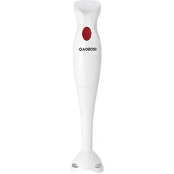 Avizar Ergonomischer Stabmixer 300 W Edelstahl, Stabmixer, Weiss