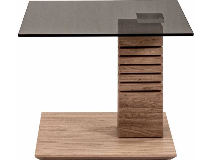 Beistelltisch 55 x 47 x 47–65 cm Eiche furniert /...