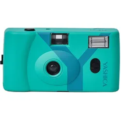 Yashica MF-1 Snapshot Art Camera Y Edition Turquoise with 1 Film 400/24, Analogkamera, Türkis