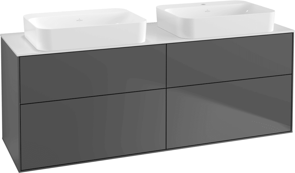 Villeroy und Boch Villeroy et Boch Finion Villeroy et Boch G72100GK 160x60.3x50.1cm, verre White Matt , anthracite mat