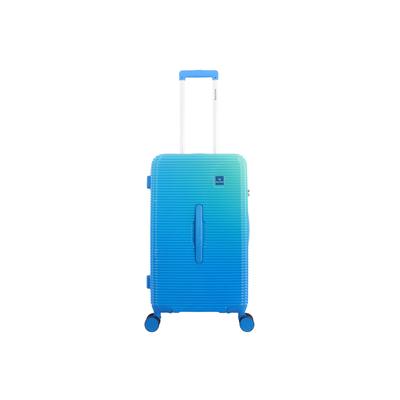 Koffer SAXOLINE "Twist Trunk", Gr. B/H/T: 41cm x 68cm x 34cm, blau, Koffer, ABS Material