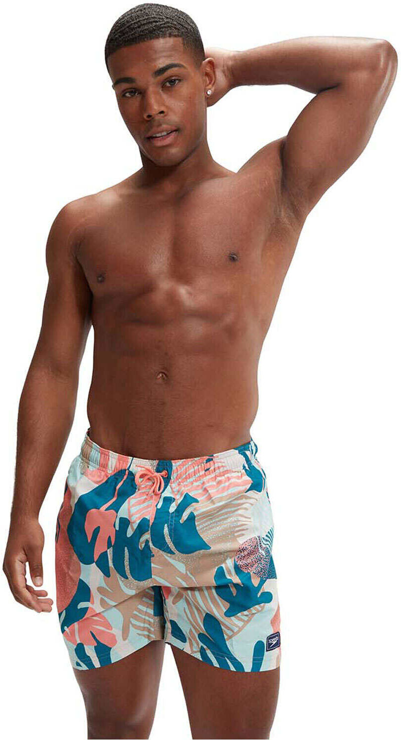 Speedo digital printed leisure 16 bañador playa hombre Naranja
