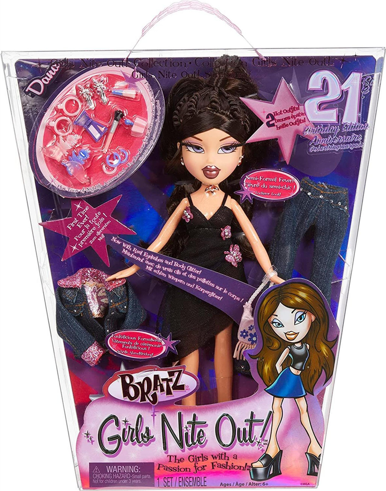 MGA Bratz Themapop Dana Modepop voor Meisjes en Jongens vanaf 4 jaar Meerkleurig