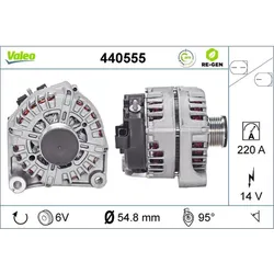 Generator VALEO 440555 für BMW 6er X3