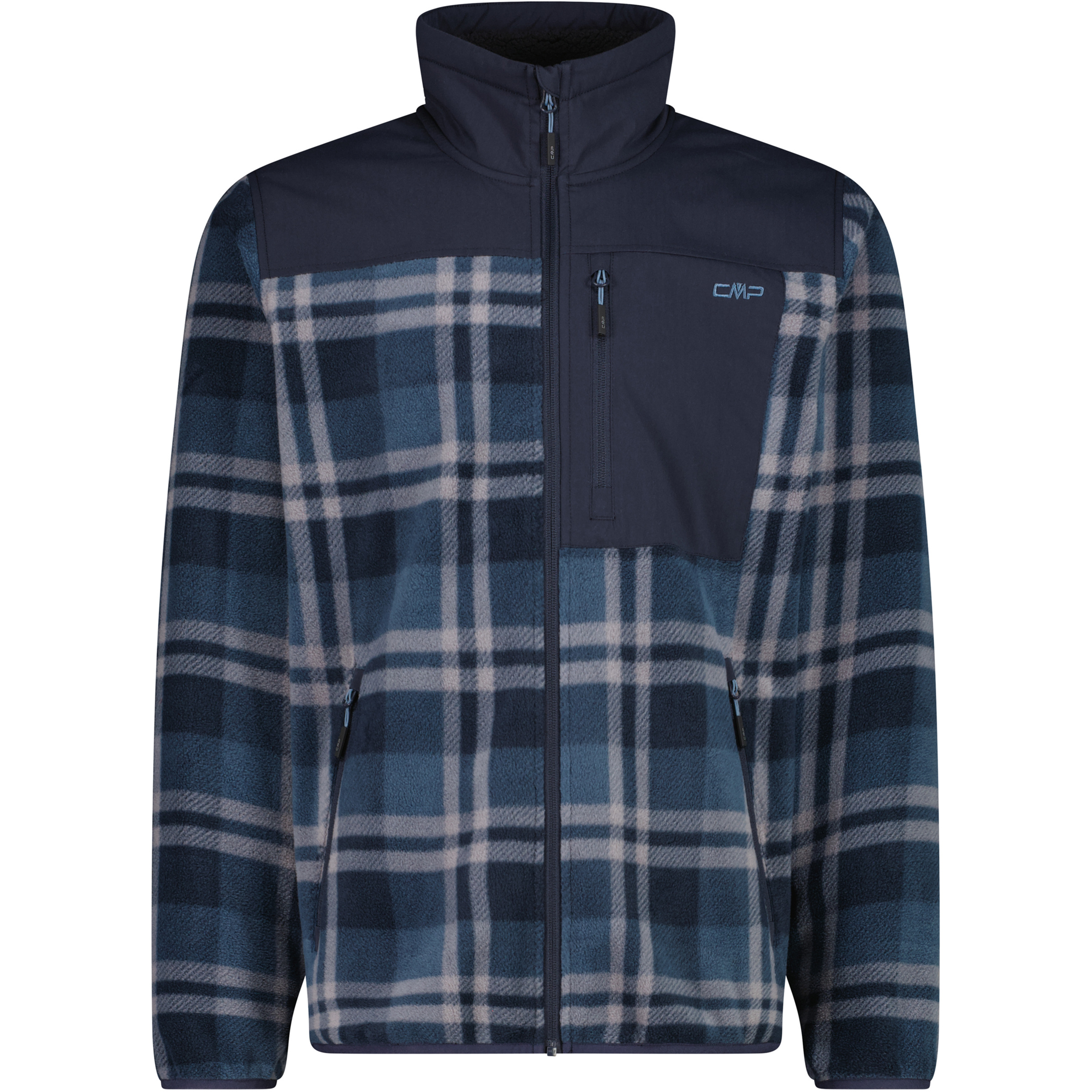 CMP Herren Fleecejacke blau Größe 4XL Lifestyle
