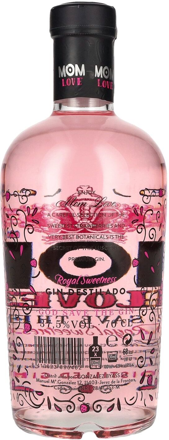 Mom Gin Mom LOVE God Save The Gin Distilled Gin 37,5% Vol. 0,7l