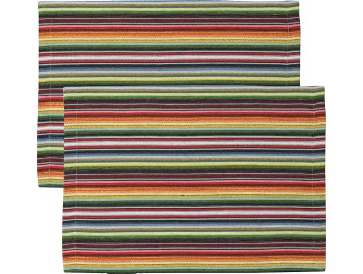 Sander Tischset Strip 2er-Pack bunt Größe 35x50 cm