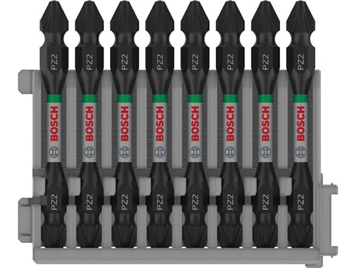 Bosch 8x PRO Tweezijdige Impact-bit met Pick and Click-index