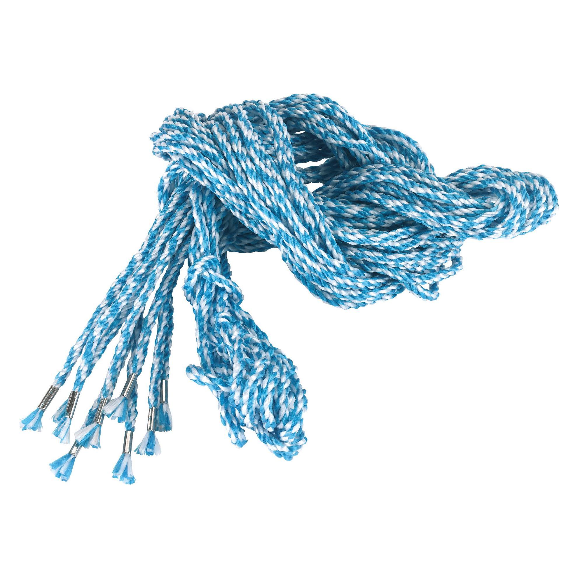 Kerbl Gerüststrick 10-er Pack blau-weiss 2,5 m -- 8mm Stark (33646808)
