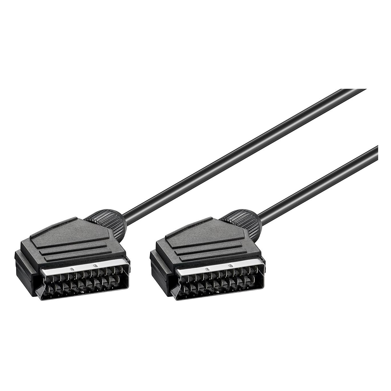 Goobay Scart Verbindungskabel, vernickelt, ø 7 mm (0.60 m) (11762)