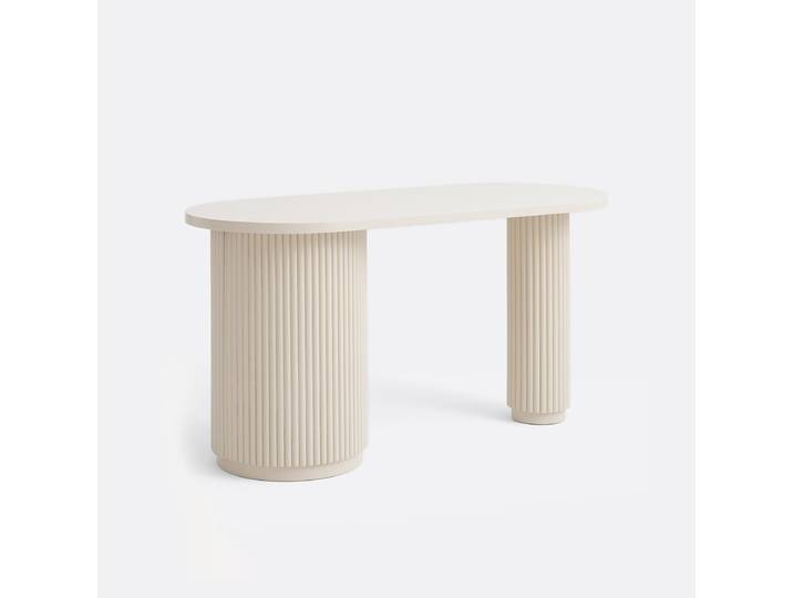 LA REDOUTE Bureau forme organique, 1 porte, GENNA Beige