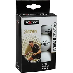 V3TEC 3 Sterne Tischtennisball weiß