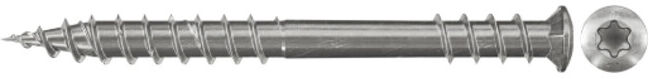fischer Power-Fast Terrace 5,5x80 Countersunk. A2 TX (660618)