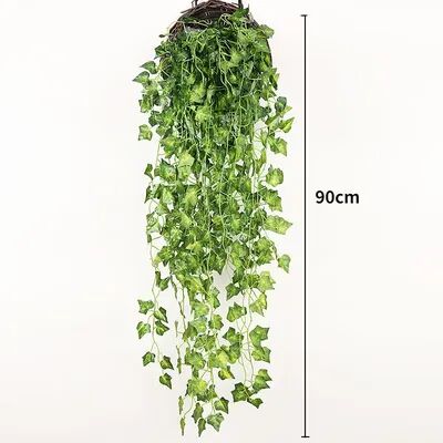 Quick Pick Pro Lush Artificial Hanging Vine Garland Decorative Fake Ivy Vine For Home Wedding & Outdoor Decor a