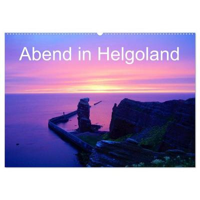Abend in Helgoland (Wandkalender 2027 DIN A2 quer), CALVENDO Monatskalender
