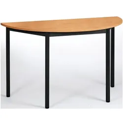 SODEMATUB Halbrundtisch »Universaltischprogramm« 120x60 cm braun, 120x74x60 cm