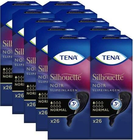 Tena Silhouette Inkontinenz Slipeinlagen norm.noir 26 St Einlagen