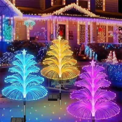 Inspired Living LumiGlow Jellyfish Solar Garden Lights Color Changing Outdoor Decorative Solar Lights 5 Layer 2pcs