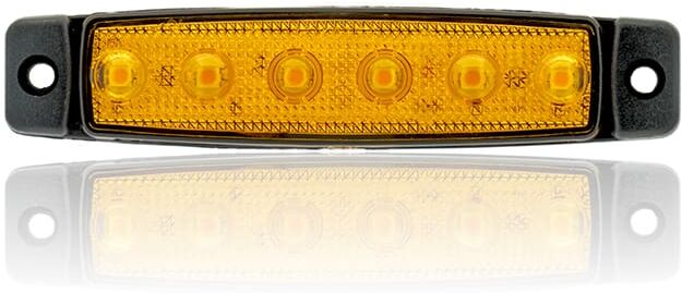 FANALINO SLIM 6 LED GIALLO