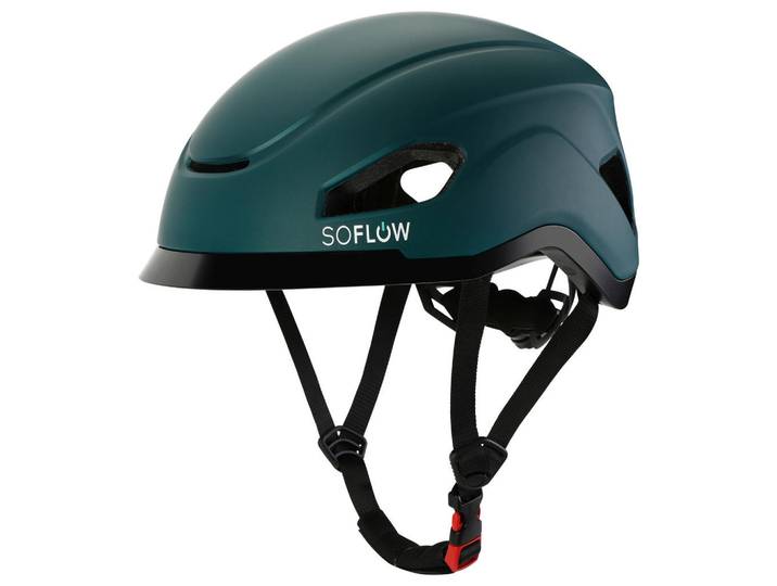Fahrradhelm Soflow Safe 'N' Drive, Blau, Grün, Kunststoff, 19x28x22 cm, Freizeit & Co, Sport & Fitness, Fahrräder, Fahrradzubehör