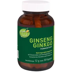 Kopp Vital® Ginseng + Ginkgo fermentiert plus B-Vitamine / 30 Kapseln / einzigartiges Fermentationsverfahren