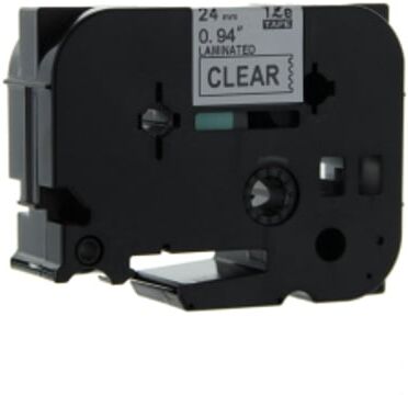 Q-Nomic TZe-151 cinta 24mm texto negro sobre transparente (8M)