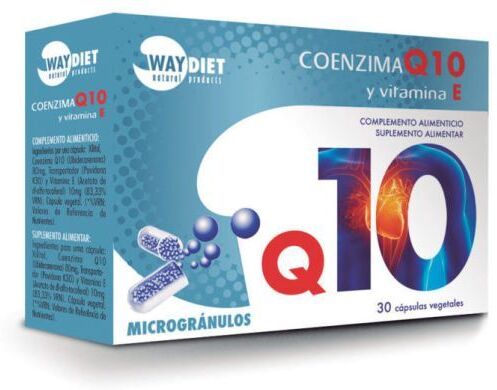 Waydiet Co Q10 + Vitamin E 30 Capsules