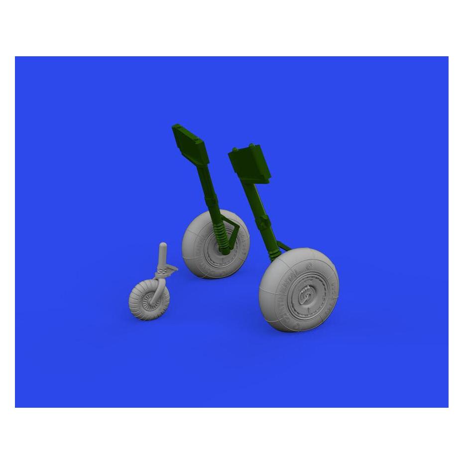 Eduard Bf 110E wheels 1/72 (672310)