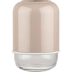 Capsule Vase beige mit verstellbarer Höhe