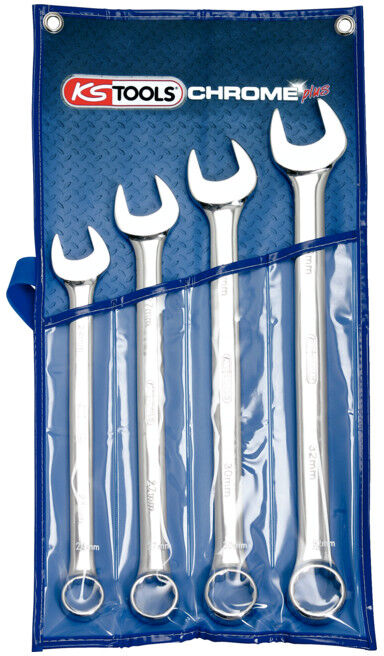 KS Tools Jeu de clés mixtes coudées CHROMEplus, 4 pcs. (518.0644)