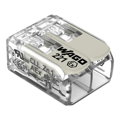 100 Stk. WAGO GmbH & Co. KG COMPACT-Verbindungsklemme 221-482