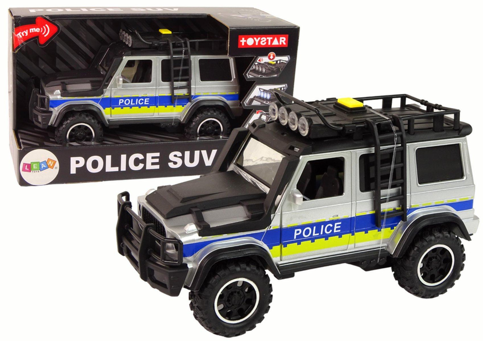 Lean Toys Off-road politieauto 1:14 wrijvingsrit