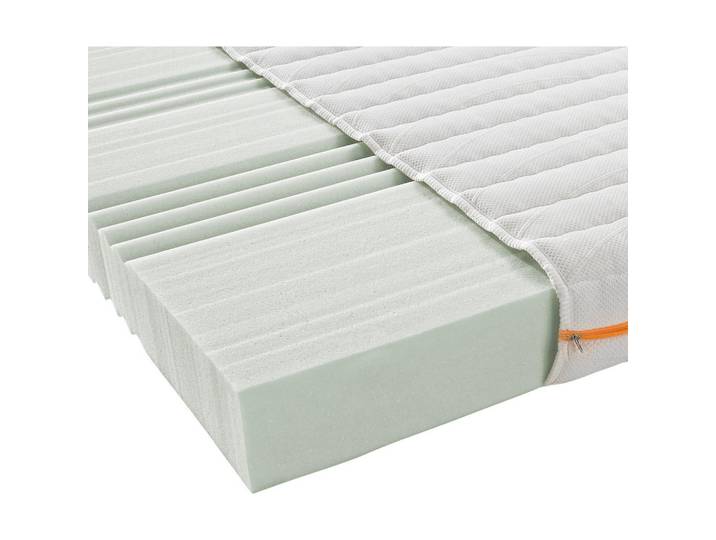 Sleeptex Kaltschaummatratze, Weiss, Textil, H2, 140x200 cm, Textiles Vertrauen - Oeko-Tex®, Made in Germany, Bezug abnehmbar/waschbar, wendbar, alternative Grössen erhältlich, Schlafzimmer, Matratzen, Matratzen