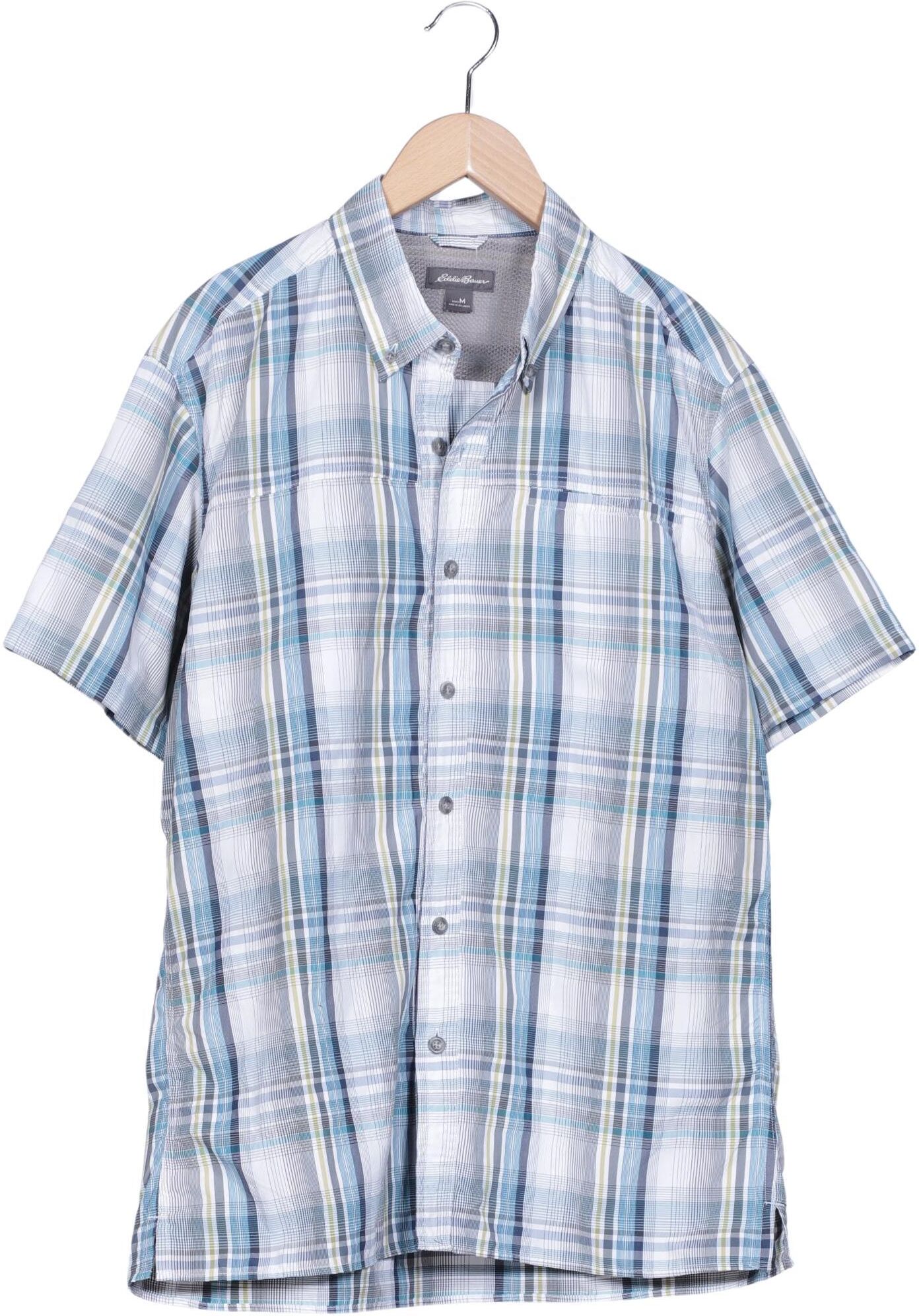 Eddie Bauer Herren Hemd, Mehrfarbig, Gr. M, Synthetik - Second Hand