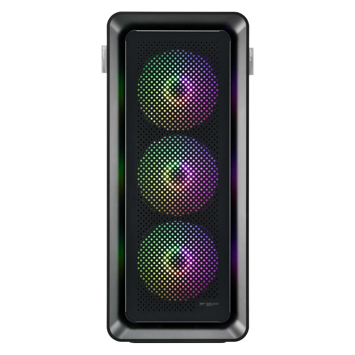 Fortron FSP CUT593P E-ATX Ultra Tower 3xARGB BLACK (ATX, mATX, Mini-ITX) (POC0000204)
