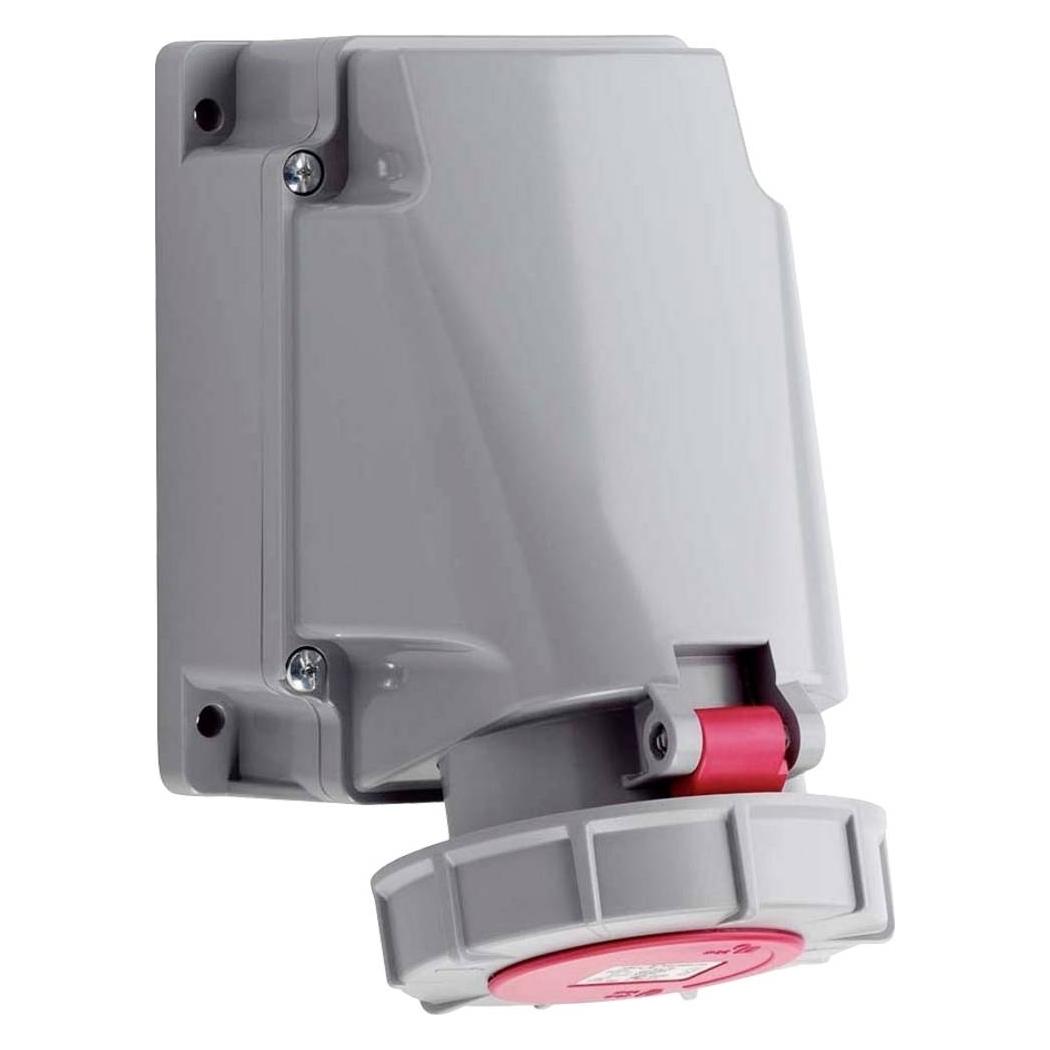 ABL CEE Wandsteckdose, IP67, 63A, 5-polig, 400V, 6h, rot (D53S36)