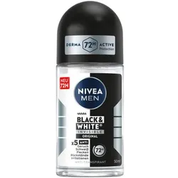 Nivea Deo-Roller »Black & White Invisible Original« schwarz