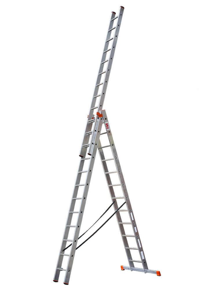 STRUKTURO Vielzweckleiter 3x12 Sprossen - Art-Nr: 940036