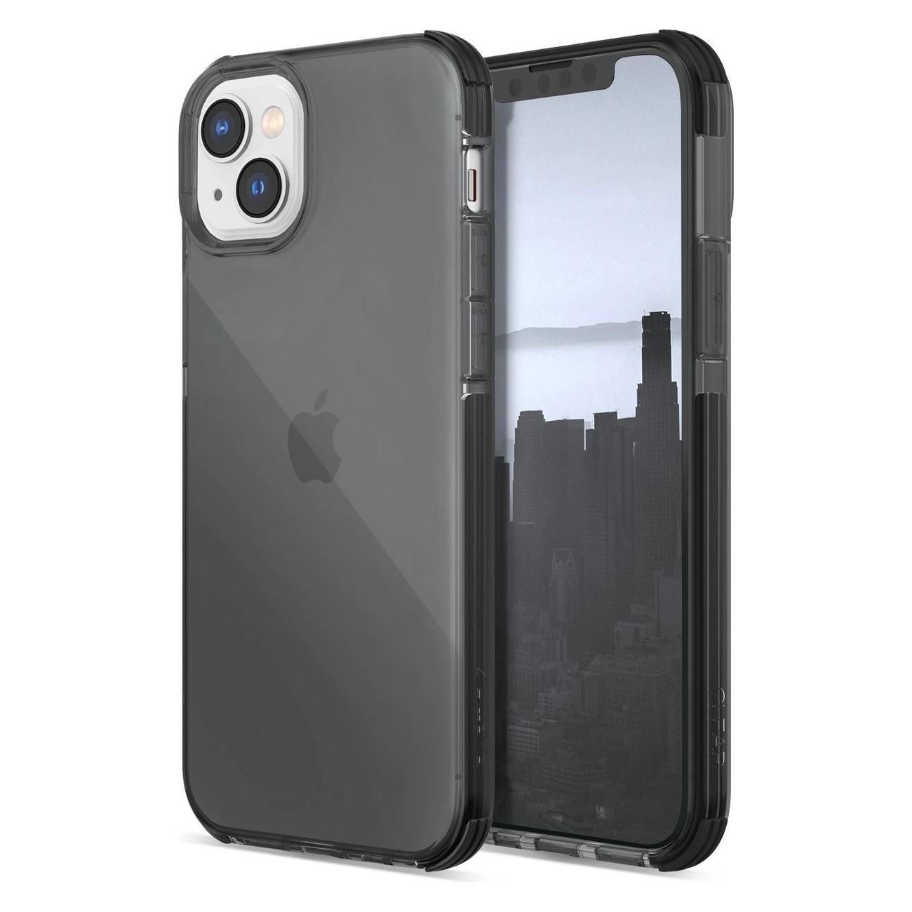 X-Doria Raptic Clear Case für iPhone 14 Armor Grey Cover (Apple iPhone 14) (Raptic Clear for iPhone 14 smoke)