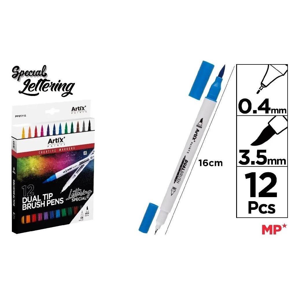 Artix Doppelseitiger Marker, 12 Farben (58218401)
