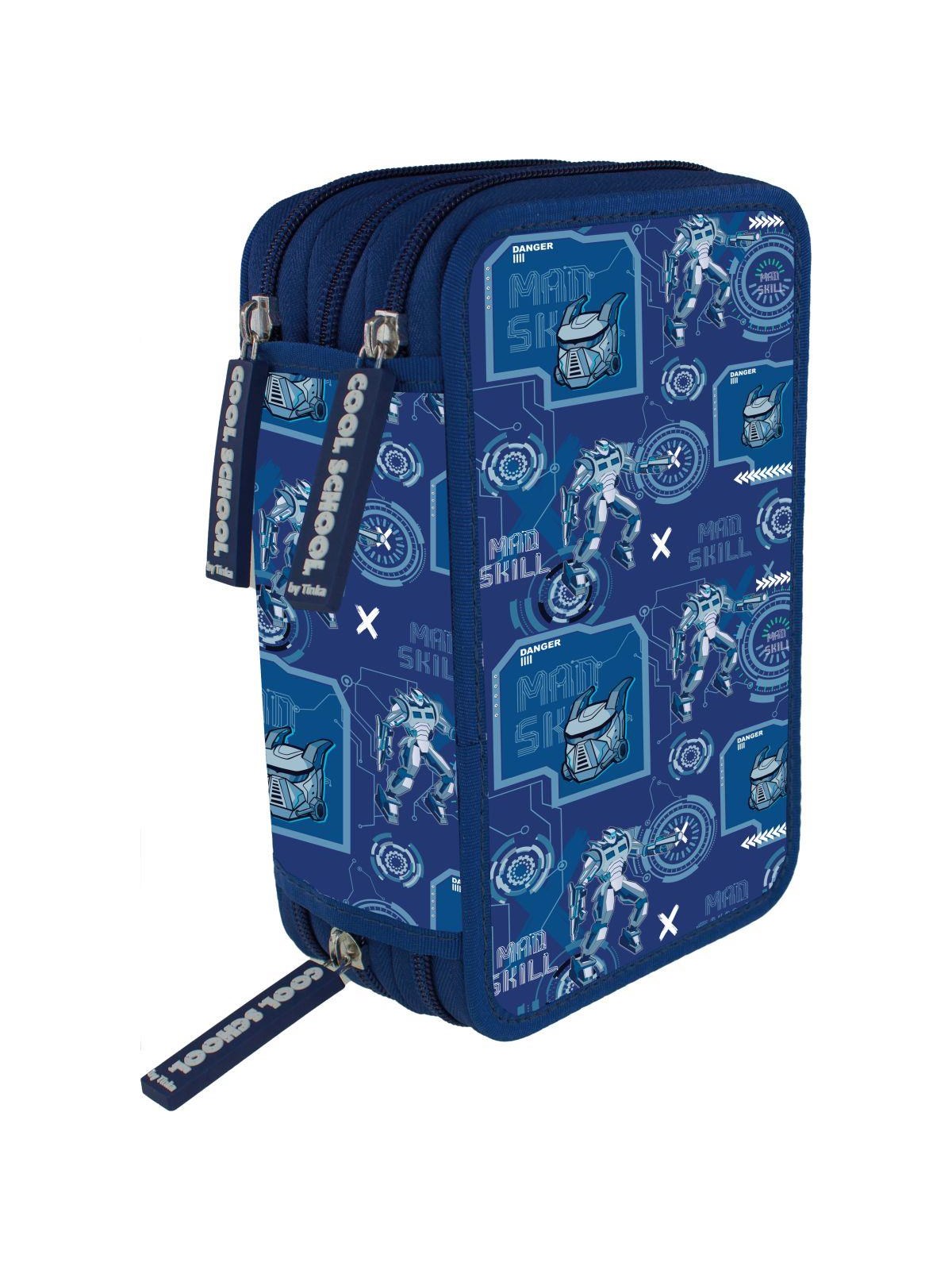 Tinka PENCILCASE TRIPPEL CYBER ROBOT COOL SCHOOL